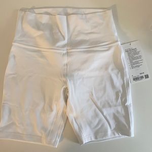 lululemon align 8” high rise shorts size 8